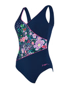 Zoggs - Martinique Wrap Front Swimsuit - Product Front