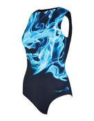 Zoggs - Ocean Smoke Hi Front Swimsuit - Product Front