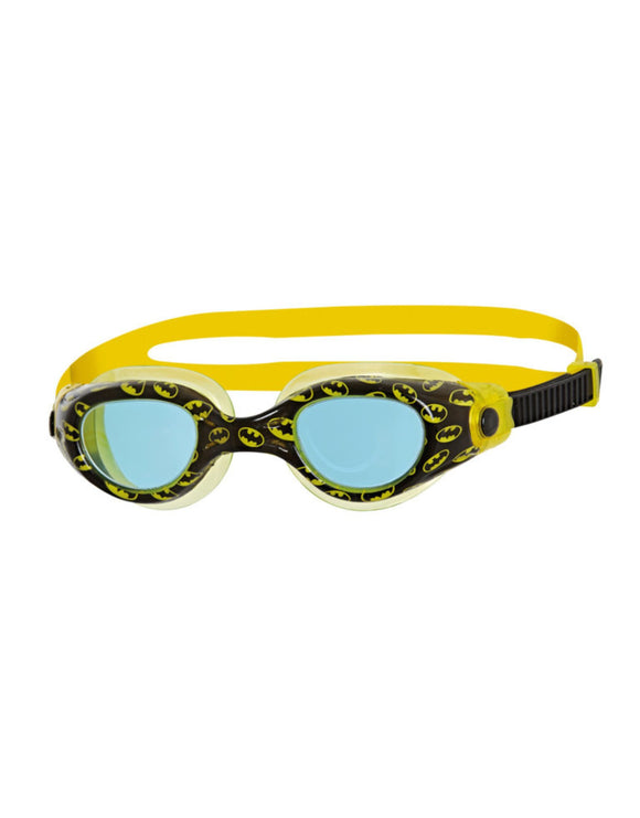 Zoggs - Batman Printed Junior Swim Goggle - Product Front - Batman Printed Design - Tinted Lenses/Medium Sun Protection 