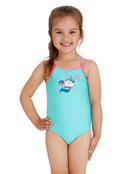 Zoggs Toddler Girls Mernicorn Classicback Swimsuit - Front
