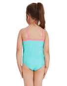 Zoggs Toddler Girls Mernicorn Classicback Swimsuit - Back