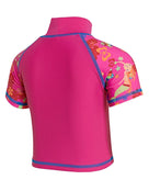 Zoggs - Toddlers Girls Sun Protection Top - Pink - Back