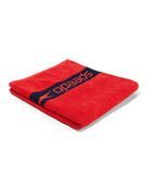 Speedo - Border Cotton Towel - Red - Folded