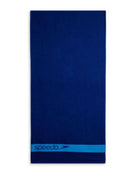 Speedo - Border Cotton Towel - Blue - Unfolded