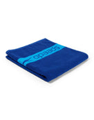 Speedo - Border Cotton Towel - Blue - Folded