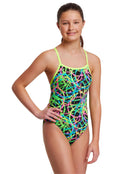 Funkita - Girls Burnouts Single Strap Swimsuit - Side Model