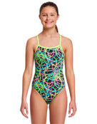 Funkita - Girls Burnouts Single Strap Swimsuit - Front Model