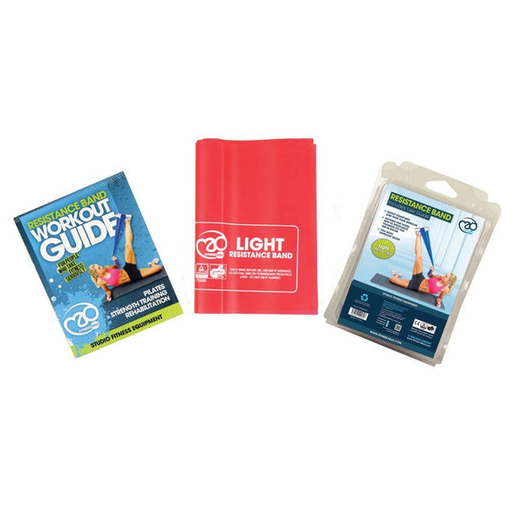 Fitness-Mad - Resistance Bands - Product with User Guide - Light