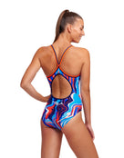 Funkita - Womens Zee Bra Diamond Back Swimsuit - Back/Side