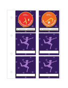 My Proud Moments Medal, Badge & Certificate Holder - Badge Holder - Gymnastics