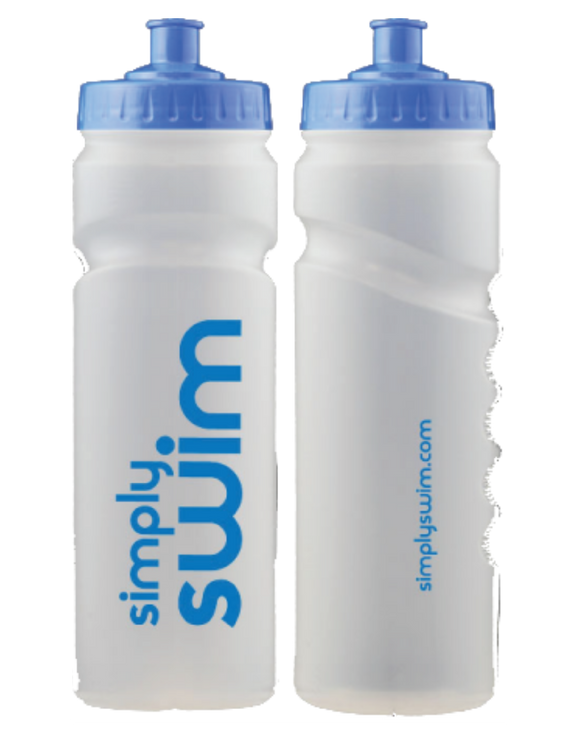 Simply Swim - 750ml Water Bottle - Product Front&Back