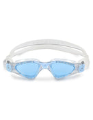 Aqua Sphere - Kayenne Small Fit Swim Goggles - Glitter/Blue/Blue Lens - Front/Nose Bridge