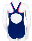 Aquarapid - Girls Liri Swimsuit - Blue - Product Only/Back Design