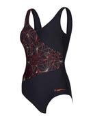 Zoggs - Womens Vintage Geo Crossover V Back Swimsuit - Product