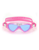 Aqua Sphere Vista Kids Swim Mask - Pink/Blue/Clear Lens - Front